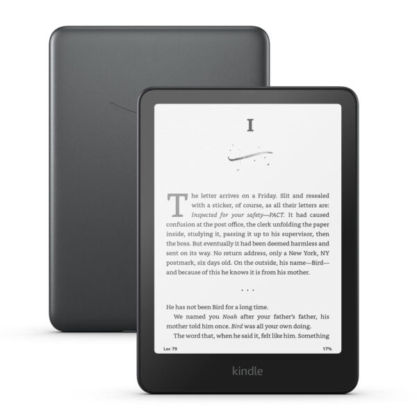All-new Amazon Kindle Paperwhite Signature Edition (32 GB) - Our fastest Kindle with auto-adjusting front light, wireless charging, and weeks of battery life - Metallic Black