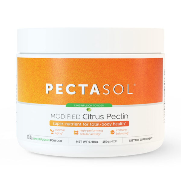 ecoNugenics PectaSol-C Modified Citrus Pectin Cellular Health and Immune System Supplement - Lime Infusion Powder - Maintain Healthy Galectin-3 Levels - Cardiovascular Support (183.75 Grams)