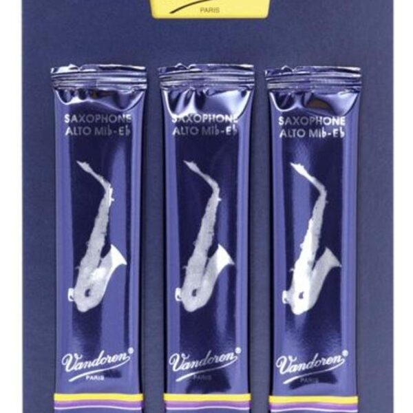 Vandoren Reeds Alto Sax 1.5 Traditional (3 Pack)