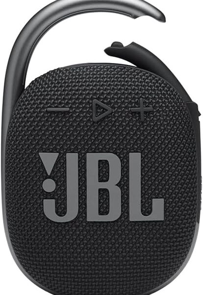 JBL Clip 4 - Speaker - for Portable use - Wireless - Bluetooth - 5 Watt - Black (Renewed)