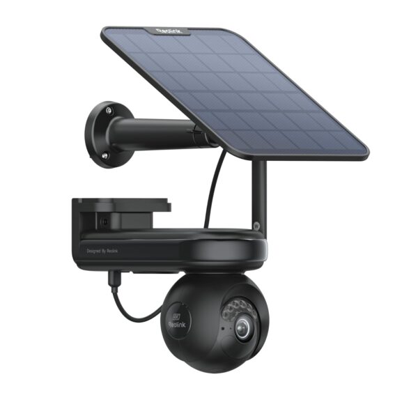 REOLINK Altas PT Ultra Black - 4K Solar Security Cameras Wireless Outdoor, 500 Days Battery Life, ColorX Night Vision, 360? Pan Tilt Auto Tracking, Dual-Band Wi-Fi 6 Cameras for Home Security