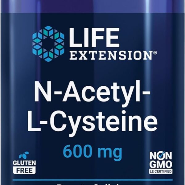 Life Extension N-Acetyl-L-Cysteine (NAC) - 60-600mg Veggie Caps