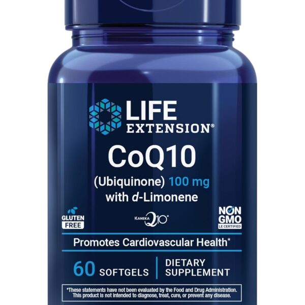 Life Extension, Super-Absorbable CoQ10 Ubiquinone with d-Limonene, 100 mg, 60 Softgels