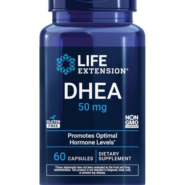 Life Extension DHEA 50 Mg, 60 capsules