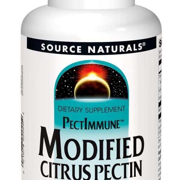 Source Naturals Modified Citrus Pectin, For Cellular Immune Health,120 Capsules
