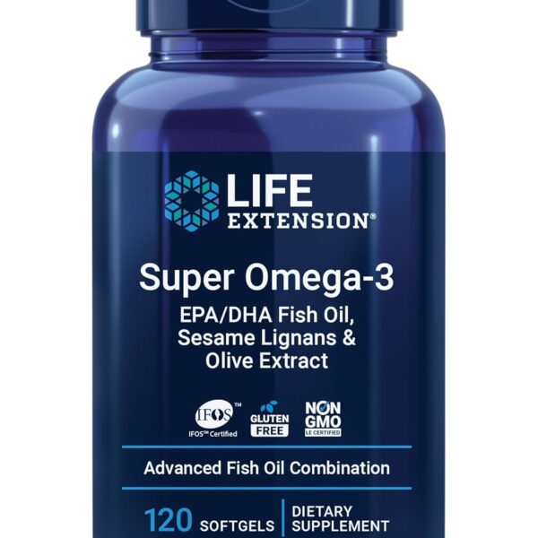 Life Extension, Omega Foundations, Super Omega-3, 120 Softgels.
