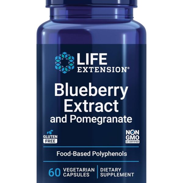 Life Extension Blueberry Extract with Pomegranate, 60 vcaps