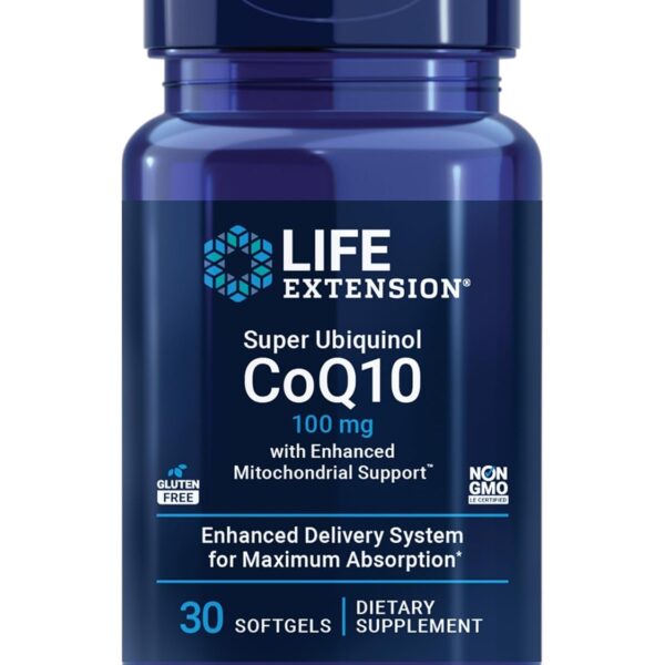 Super Ubiquinol CoQ10, 100 mg, 30 Softgels by Life Extension