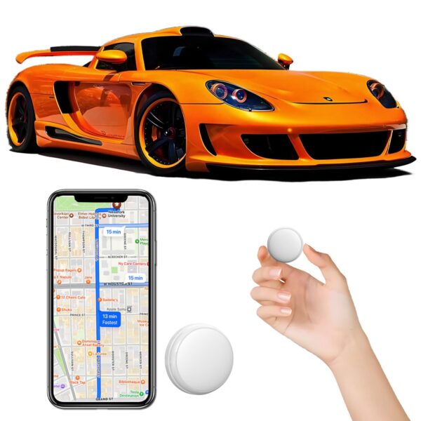 No Subscription Vehicle GPS Tracker Portable Car GPS Tracker Mini Magnetic GPS Device Full Coverage Pinpoint Vehicle Location Elderly Children No SIM Card