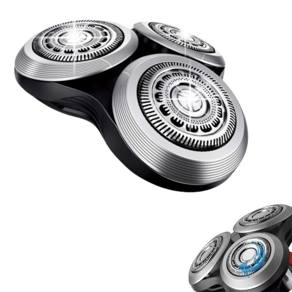 RQ12 Replacement Head for Philipss Norelcos Series 9000 Replacement Head Compatible with RQ12 1250X 1255X 1260X 1280X 1290X RQ10 Sensor Touch 3D Head Shaving for Electric Razor Shaving Unit
