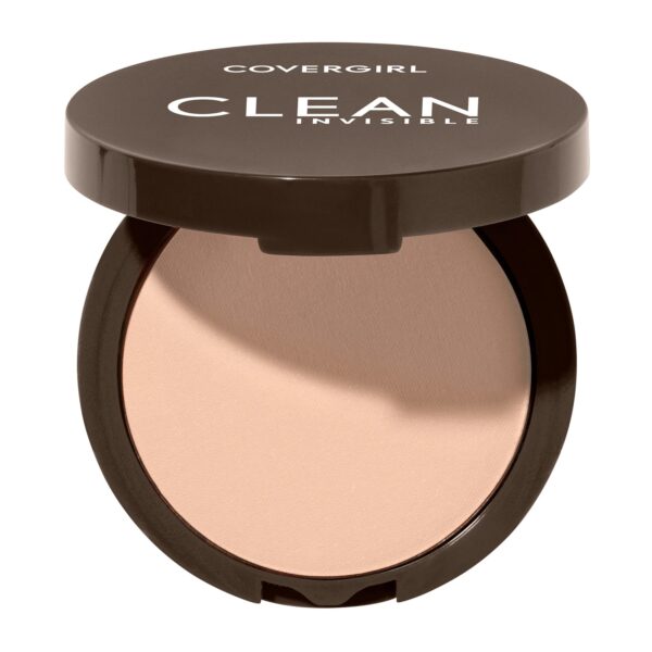 Clean Invisible Pressed Powder, Lightweight, Breathable, Vegan Formula, Creamy Natural 120, 0.38oz