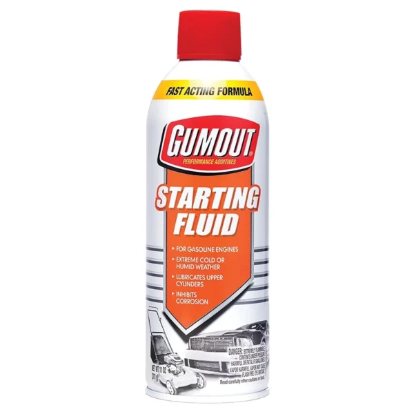 Gumout 5072866 Starting Fluid, 11 Oz. , White